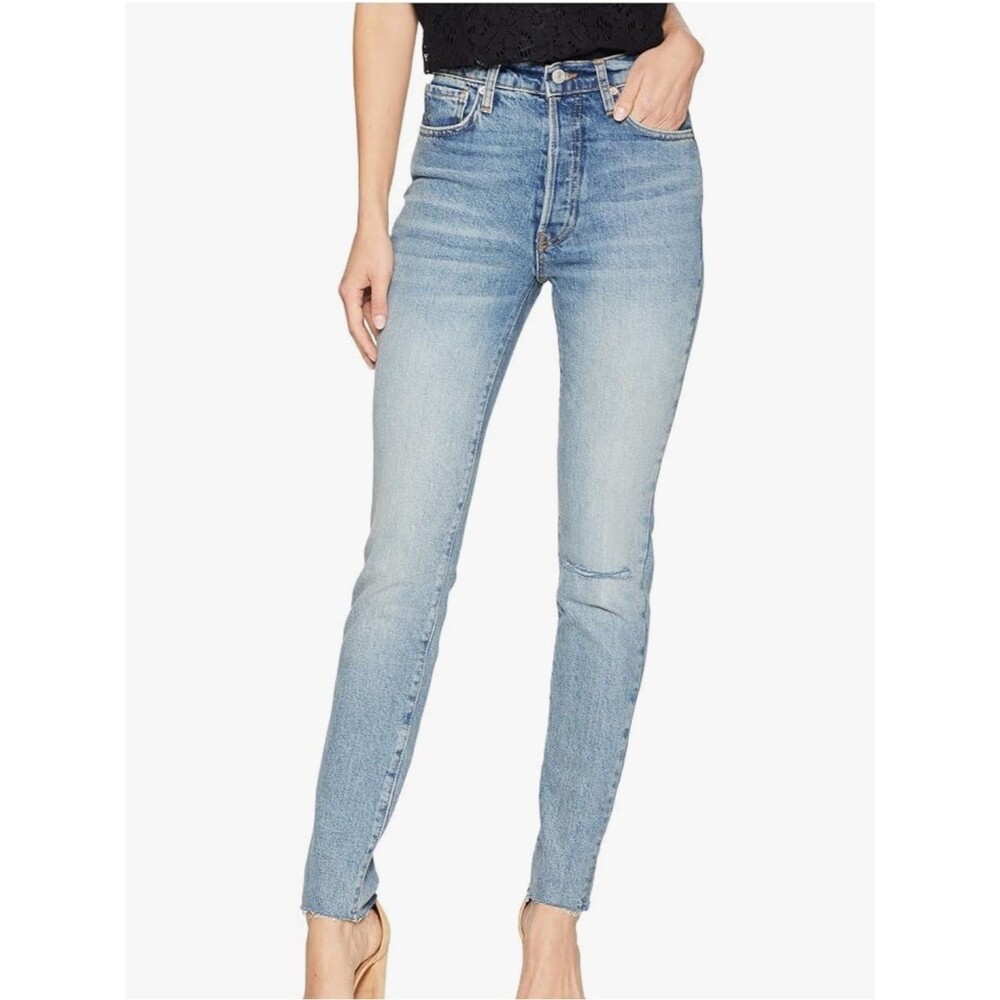 Free People We The Free Stella High Waist Denim Skinny Jeans Size 29